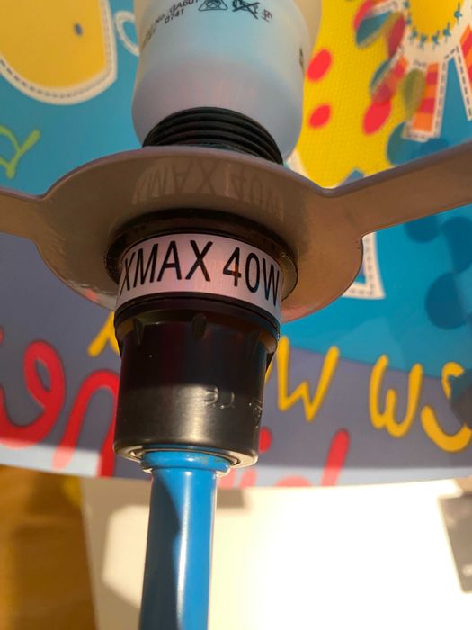 Candeeiro vintage quarto bébé ou criança