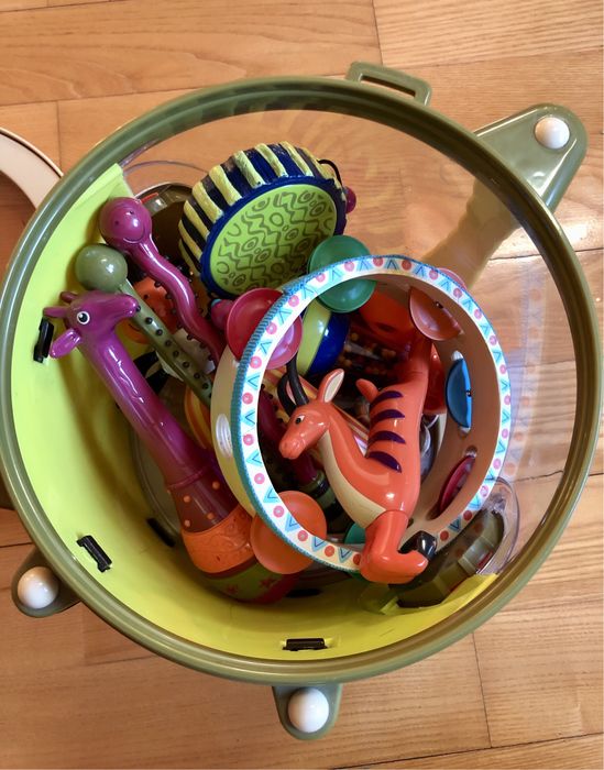 Duży zestaw instrumentów Parum bum bum oraz Jungle Jam B.Toys