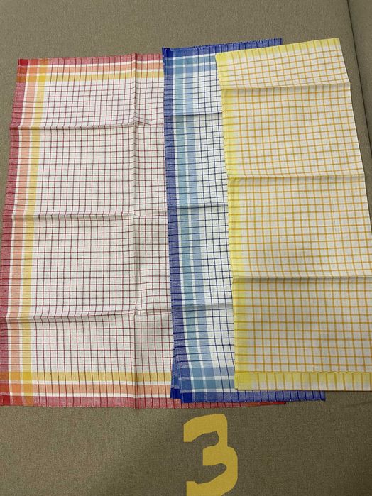 Полотенца кухонные новые Хлопок Лен  Размер  ориентировочно   70х40 см