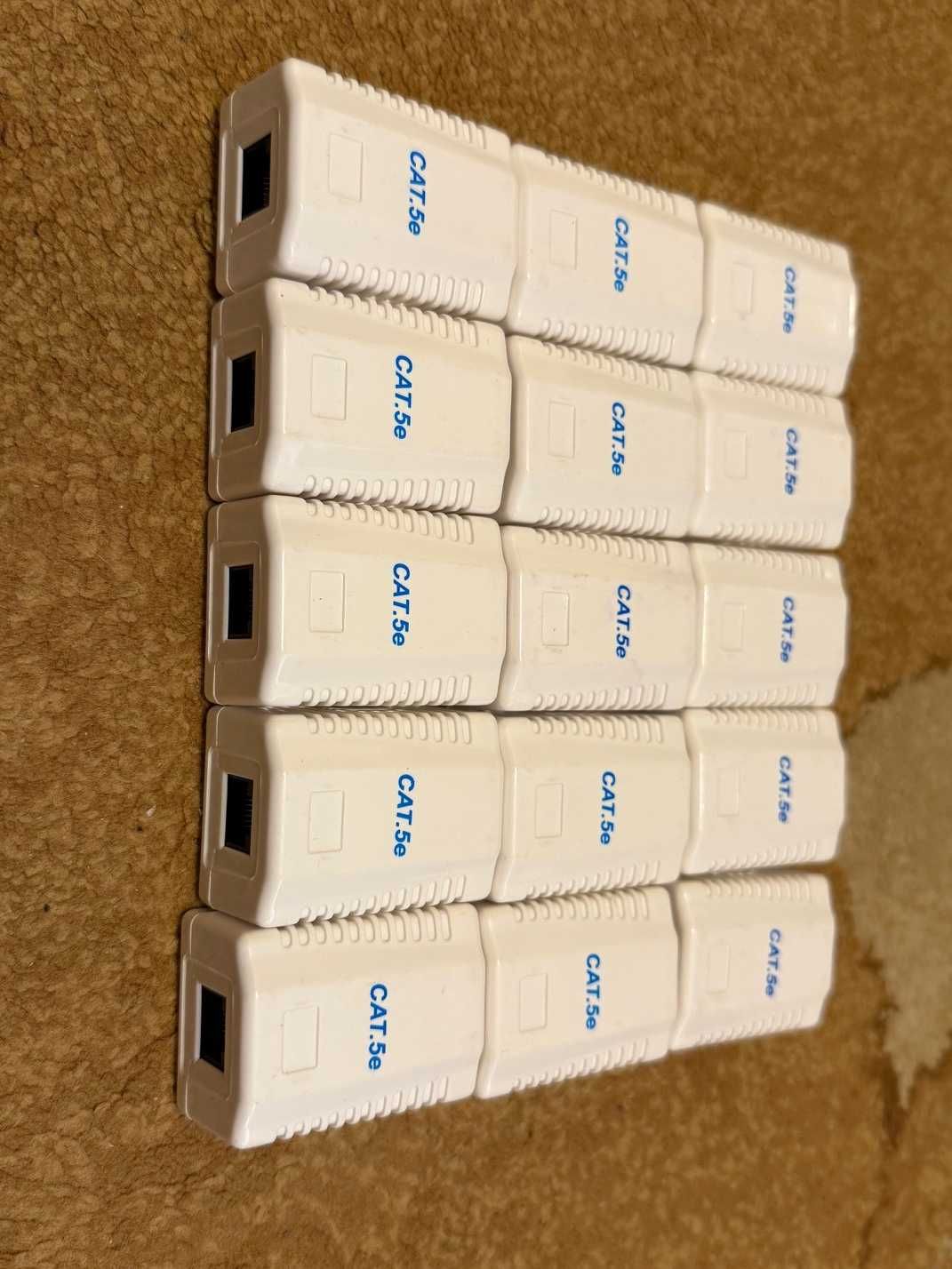Gniazdko sieciowe RJ45, jak nowe, sztuk 15