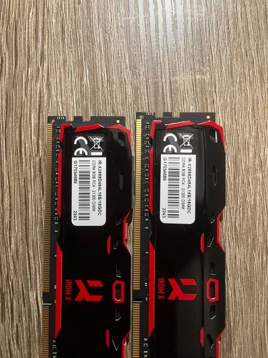 Оперативна пам'ять 2х8 GB goodram ddr4 2666Ghz