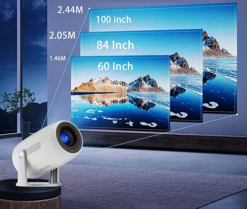 Projektor Lenovo 100M optyczne FHD 4K automatyczny zoom