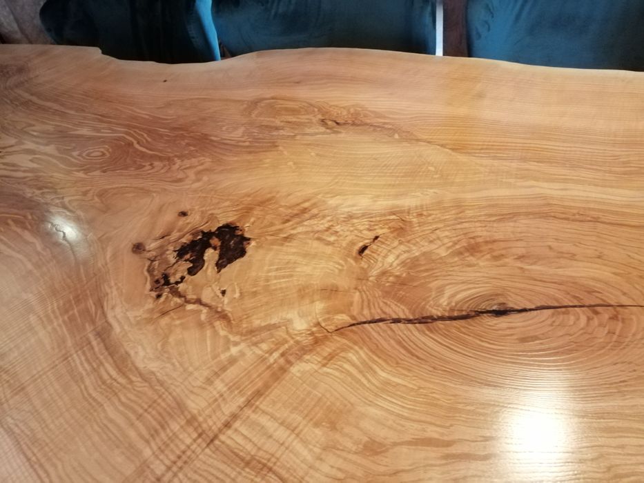 Stół monolit 260x104x7z jednej dechy  jesionowej
