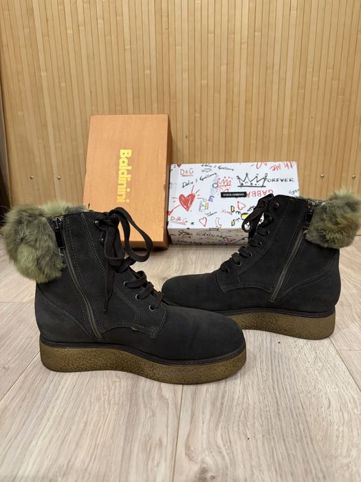 Італійські преміальні ботинки з замші Hand Made PEPEROSA