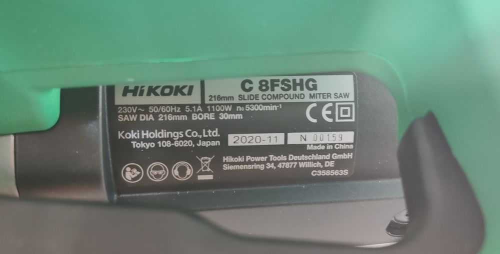 Pilarkaukośnica HIKOKI c8fshg 216mm 230V