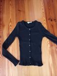 Sweterek firmy h&m koloru czarnego 158/164