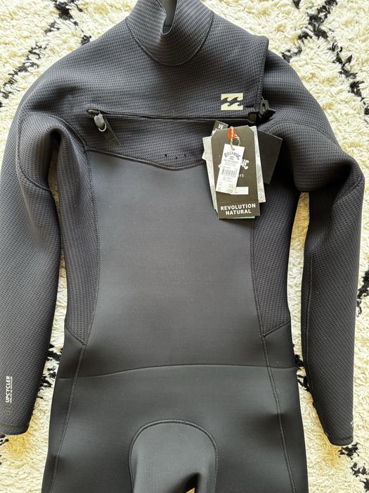 Fato Surf BILLABONG 4/3 REVOLUTION Natural Upcycler CZ Full Black