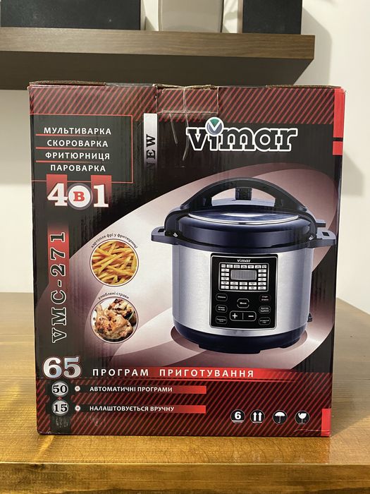 4в1 Мультиварка/Скороварка/Пароварка/Фритюрница