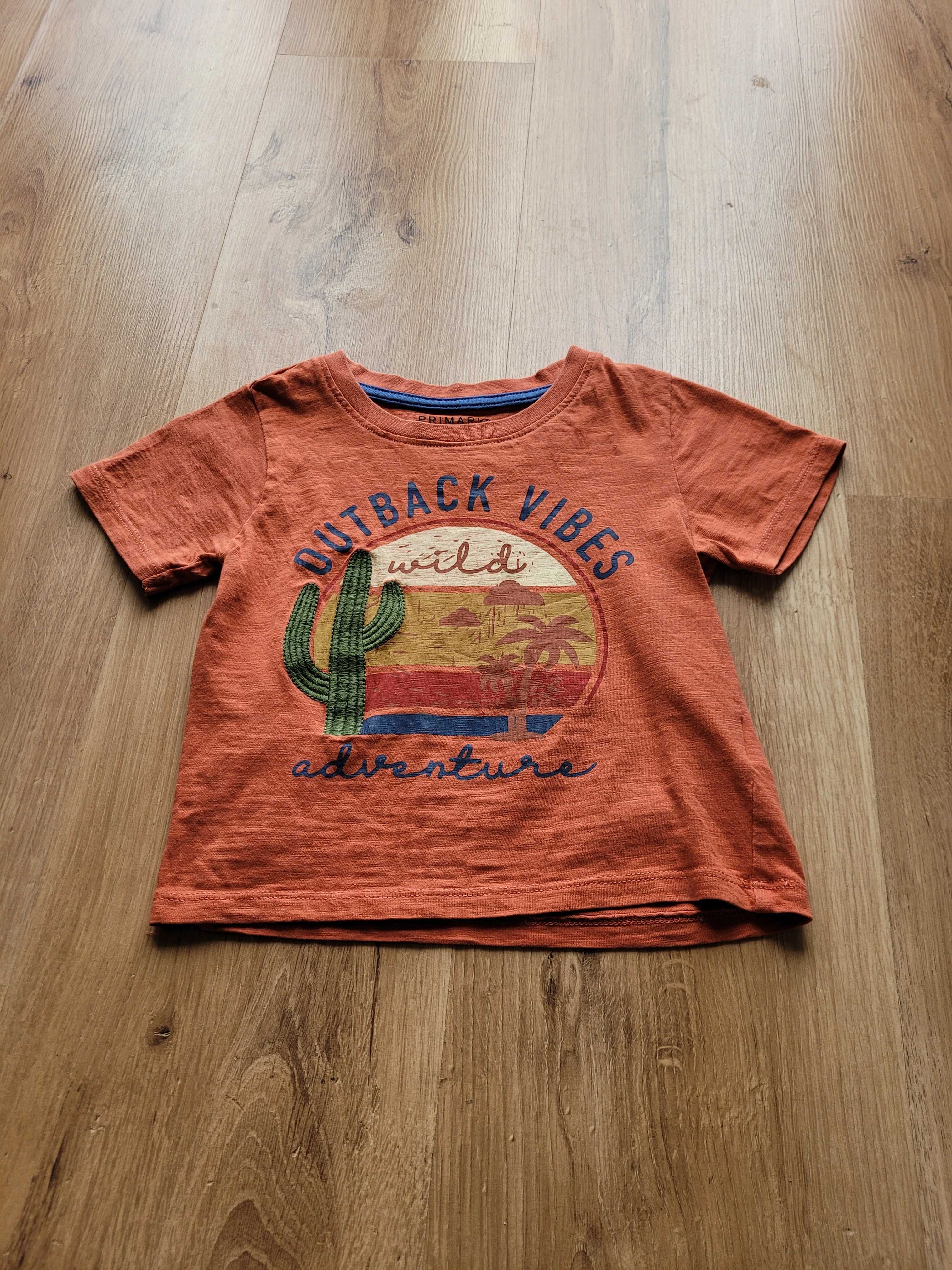 T-shirty (nowe) chłopięce 2szt 92 18-24 lato wakacje bawełna 51015