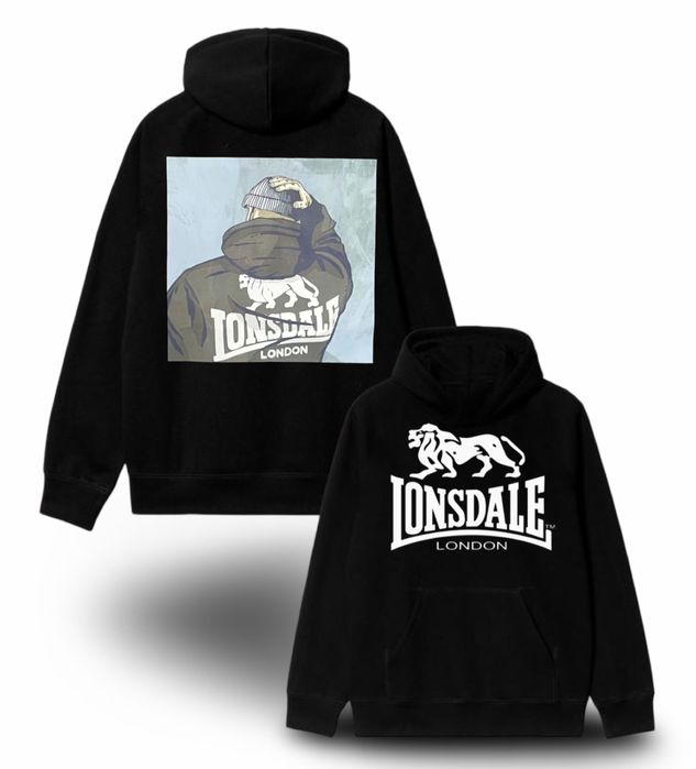 Худи Lonsdale London spider Logo унисекс толстовка кофта лонсдейл
