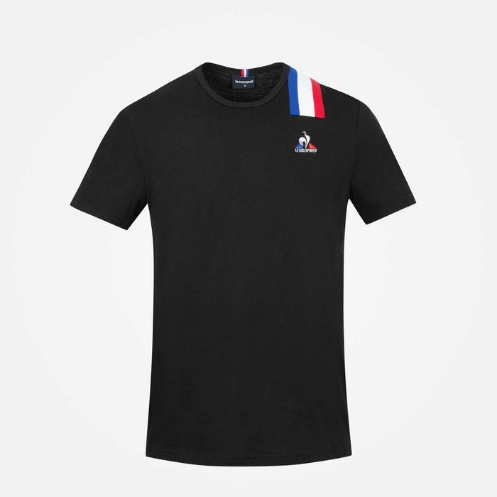 LE COQ SPORTIF t-shirt  czarny