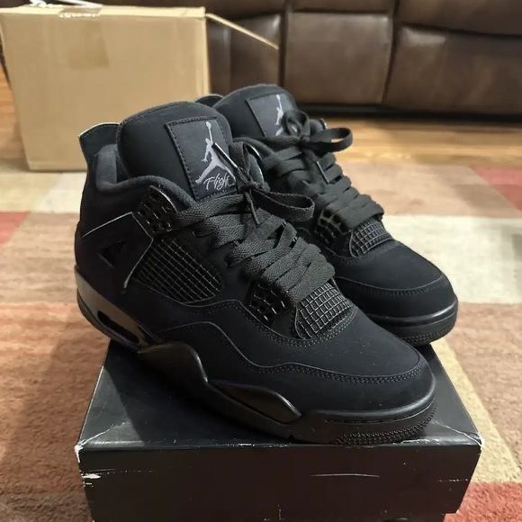 Кросівки Nike Jordan Retro 4 Nigel Black . Кроссовки Найк Джордан