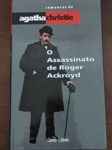 O assassinato de Roger Ackroyd capa dura - portes grátis