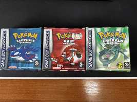 Pokémon Emerald | Ruby | Sapphire CAIXA ORIGINAL