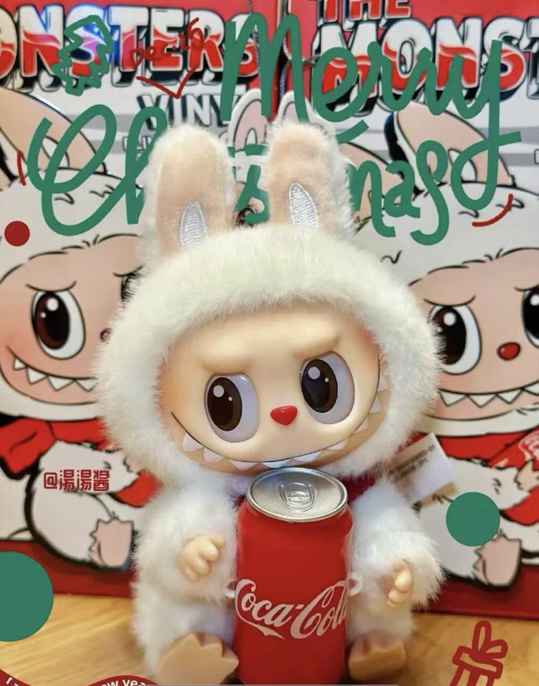 Labubu coca cola оригінал Popmart лабубу