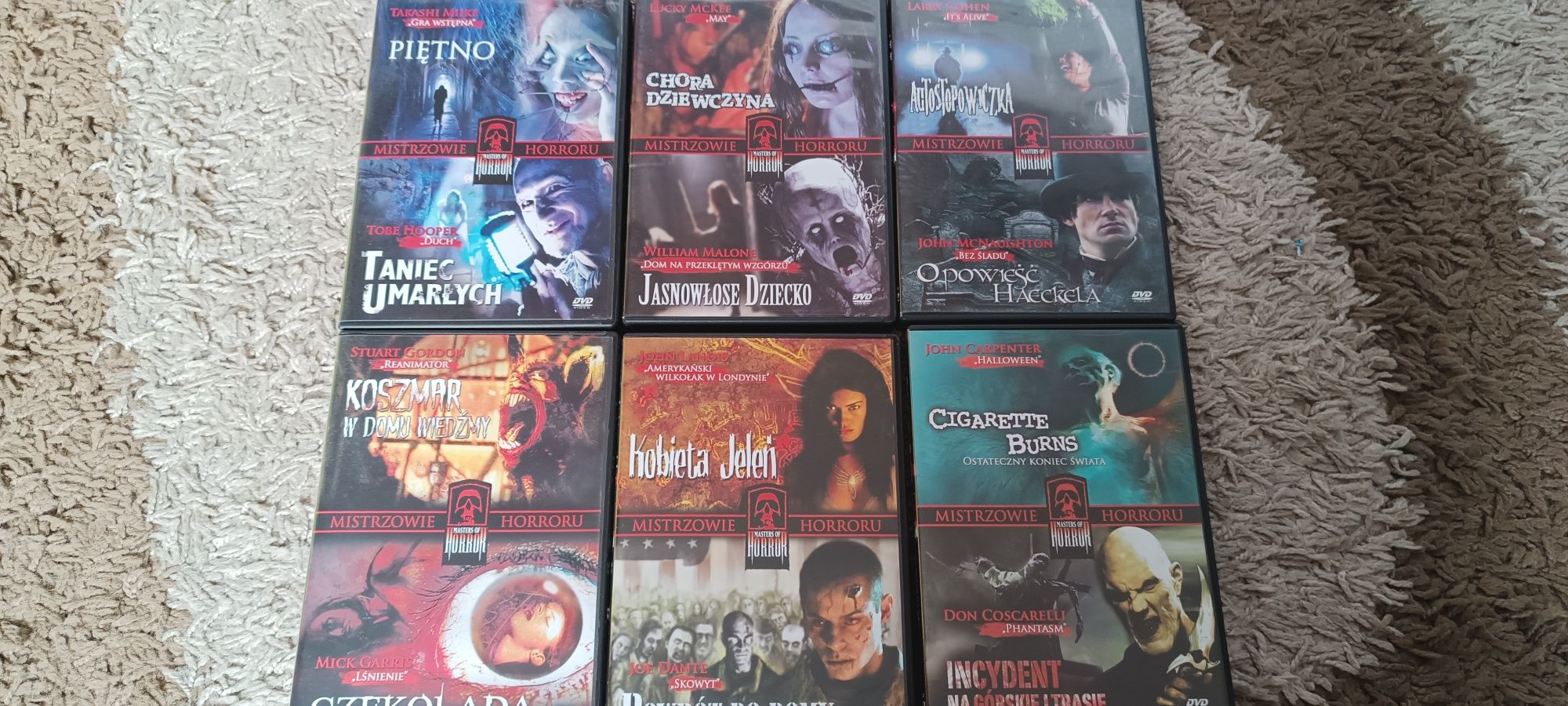 Mistrzowie Horroru, sezon 1, 6 płyt DVD