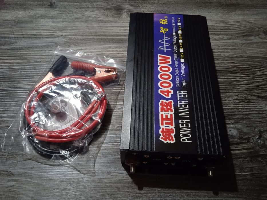 Інвертор на 4000 W з чистим сінусом (Перетворювач напруги ) 12 -220V