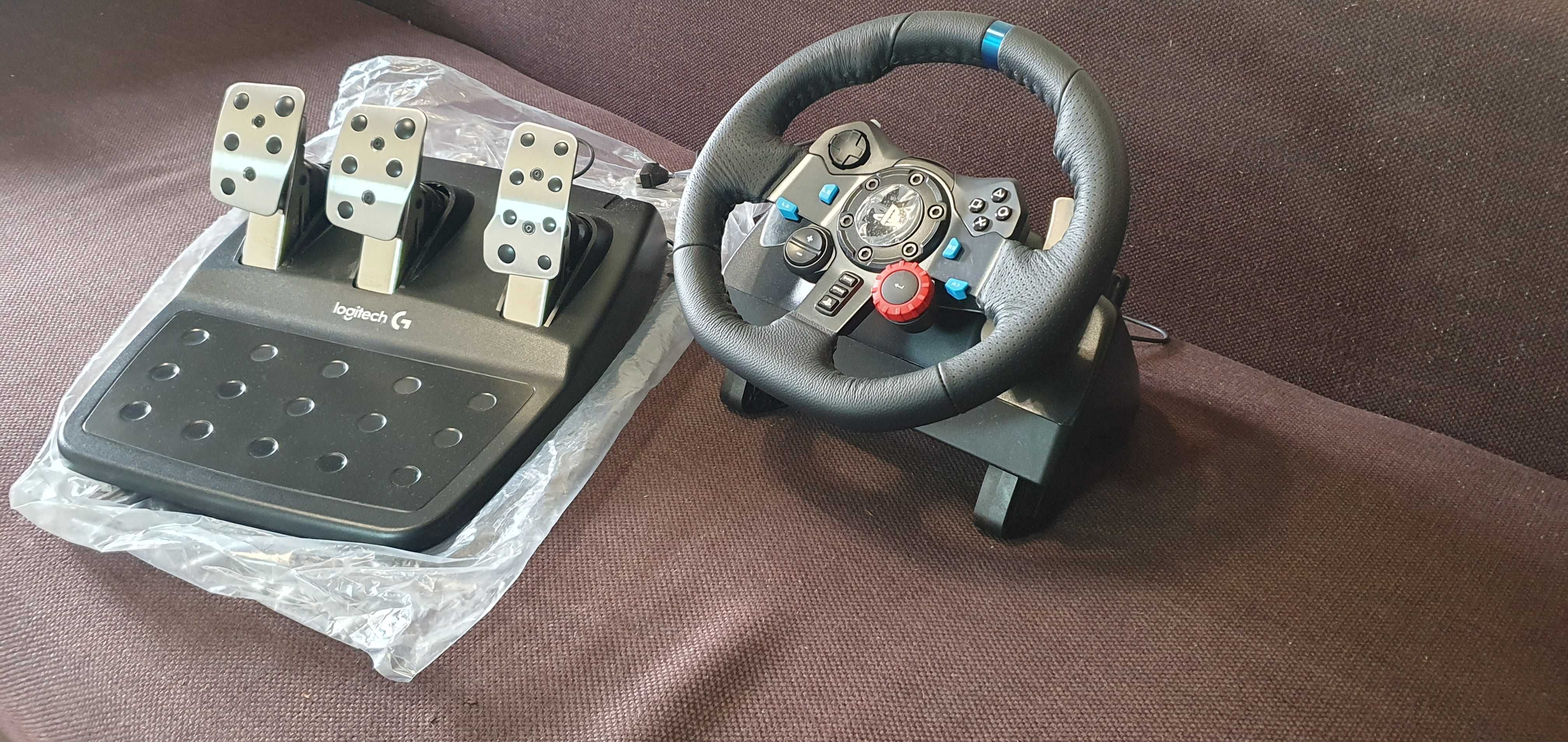 Logitech G29 Driving Force та педалі + перемикач швидкостей Sich
