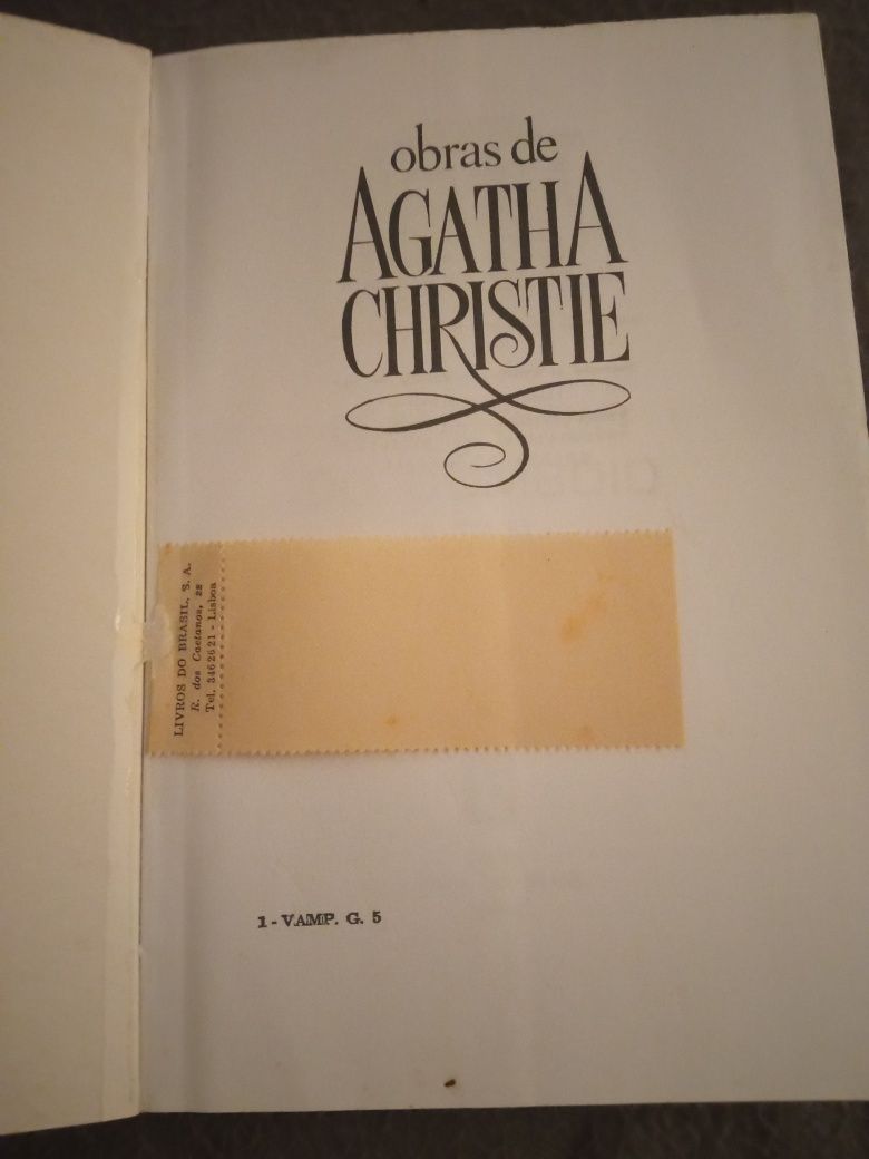 Livro de Agatha Christie Usado