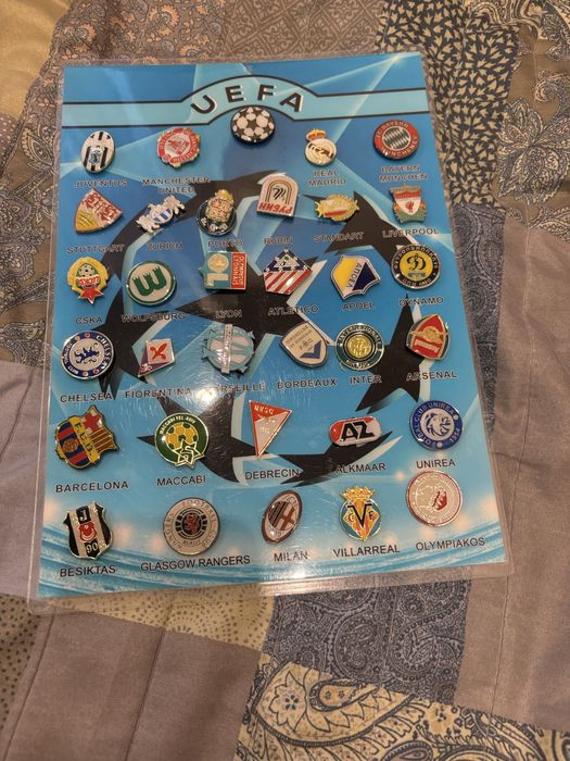 Колекційні значки евро 2012 та лч