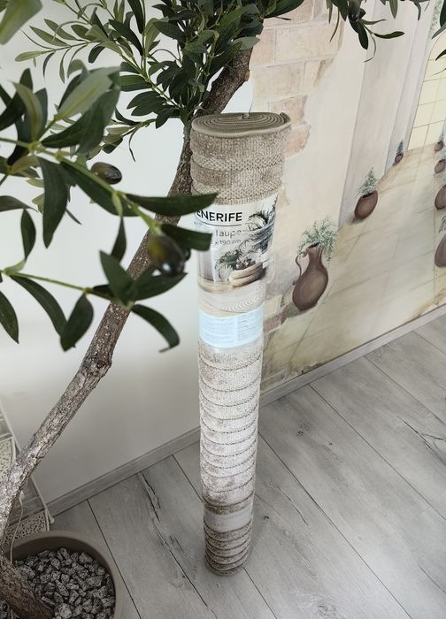 Nowy dywan duży 190 cm okazja beżowy brązowy home okazja boho