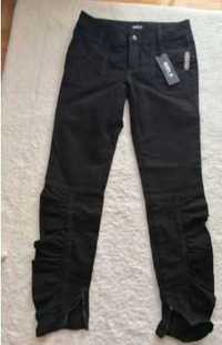 ALLEN B Nowe spodnie jeansowe damskie czarne R6 (S)
