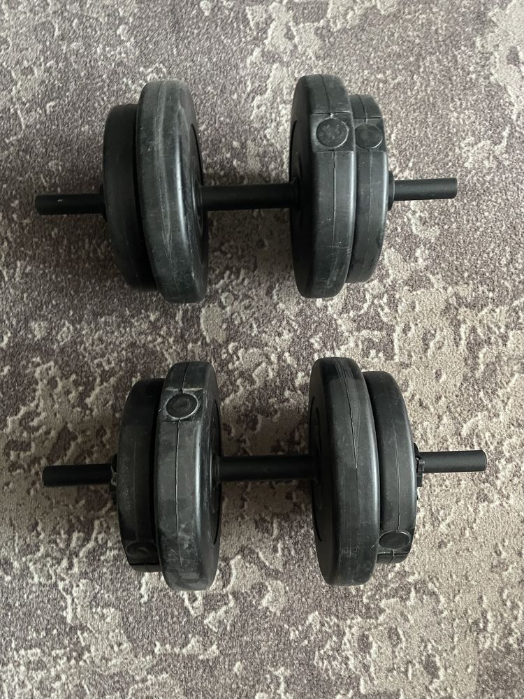 Продам гантели 32 кг пара