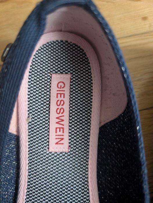 Nowe giesswein baleriny granatowe 36