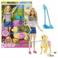 Lalka Barbie Spacer z pieskiem czyścoszkiem Barbie DWJ68