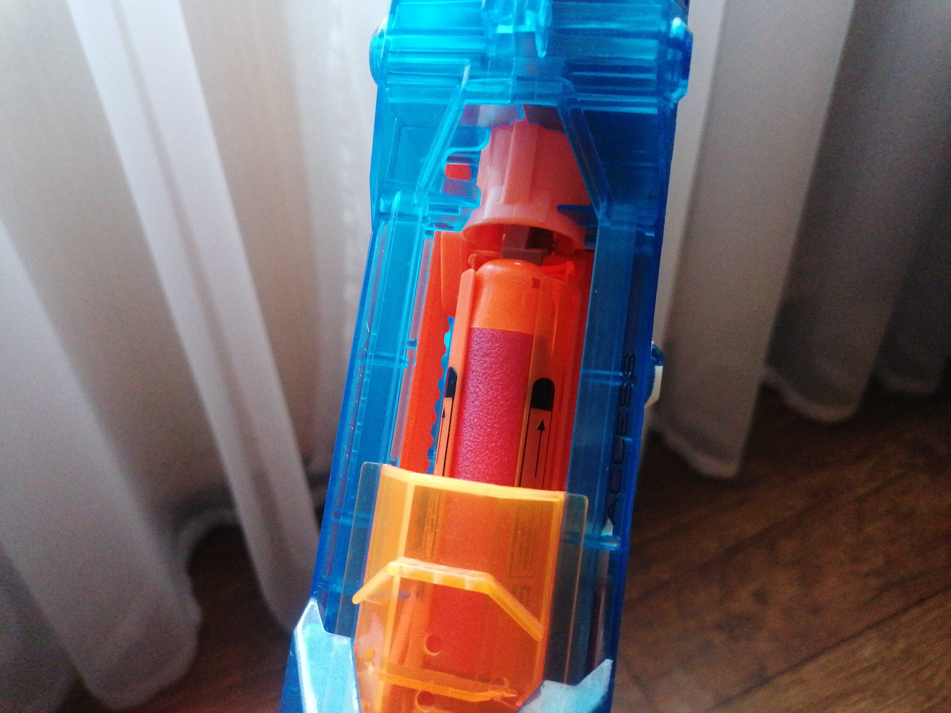 Rzadki Karabin Snajperski Nerf N-Strike Mega Elite Sonic Ice Centurion