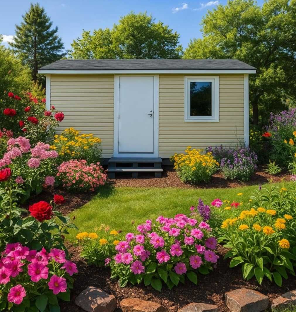 Domek mobilny  ocieplony, z instalacją, 11,5 m²