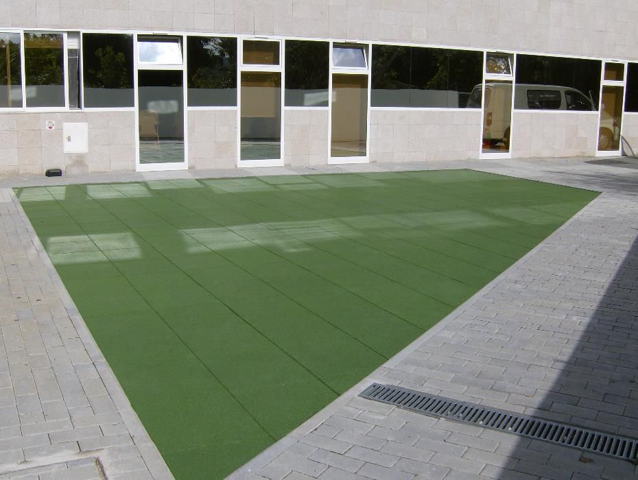 Pavimento de borracha - Placa de Borracha - Piso de Borracha