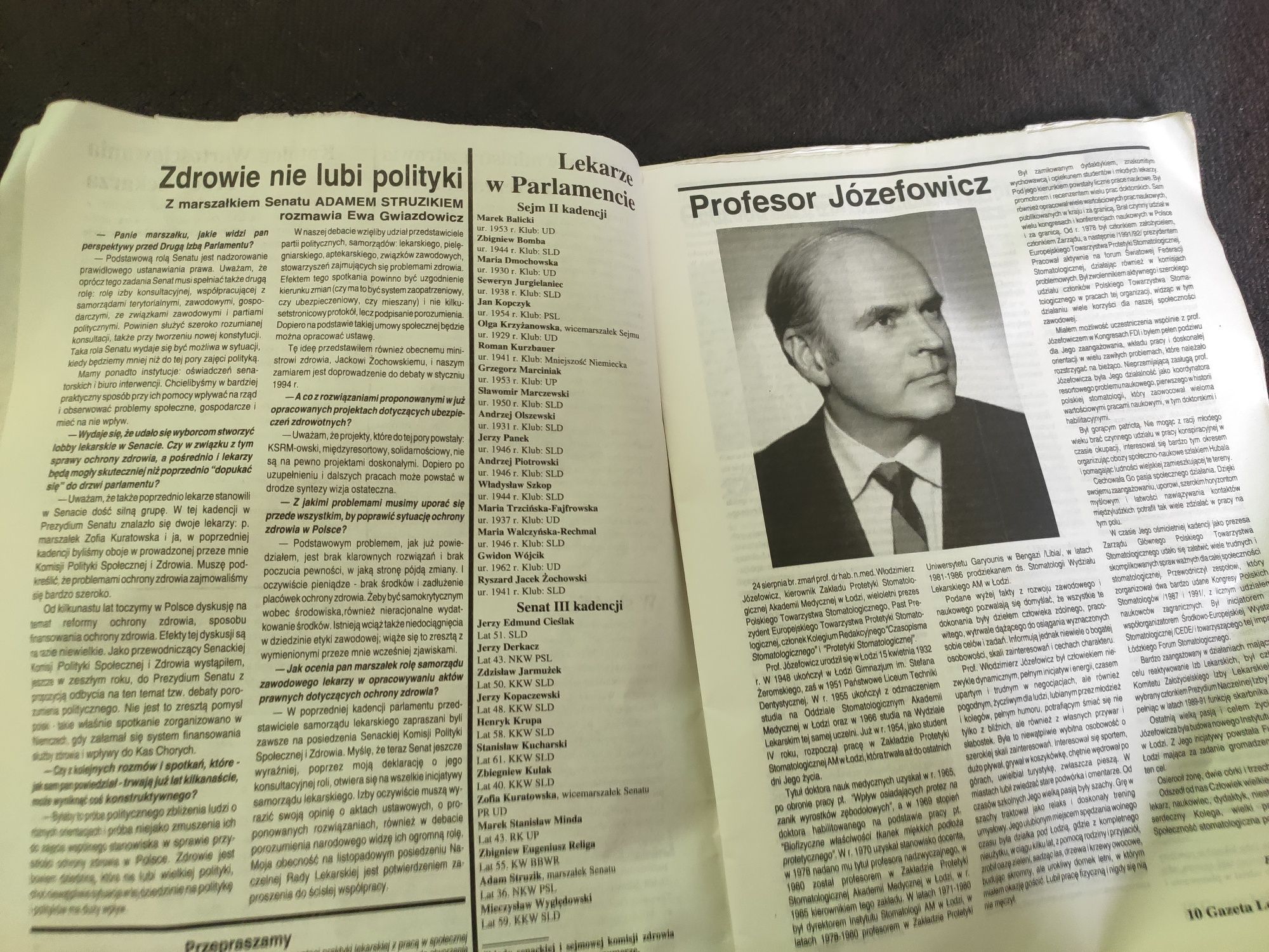 Gazeta Lekarska listopad 1993 r. dla kolekcjonerów