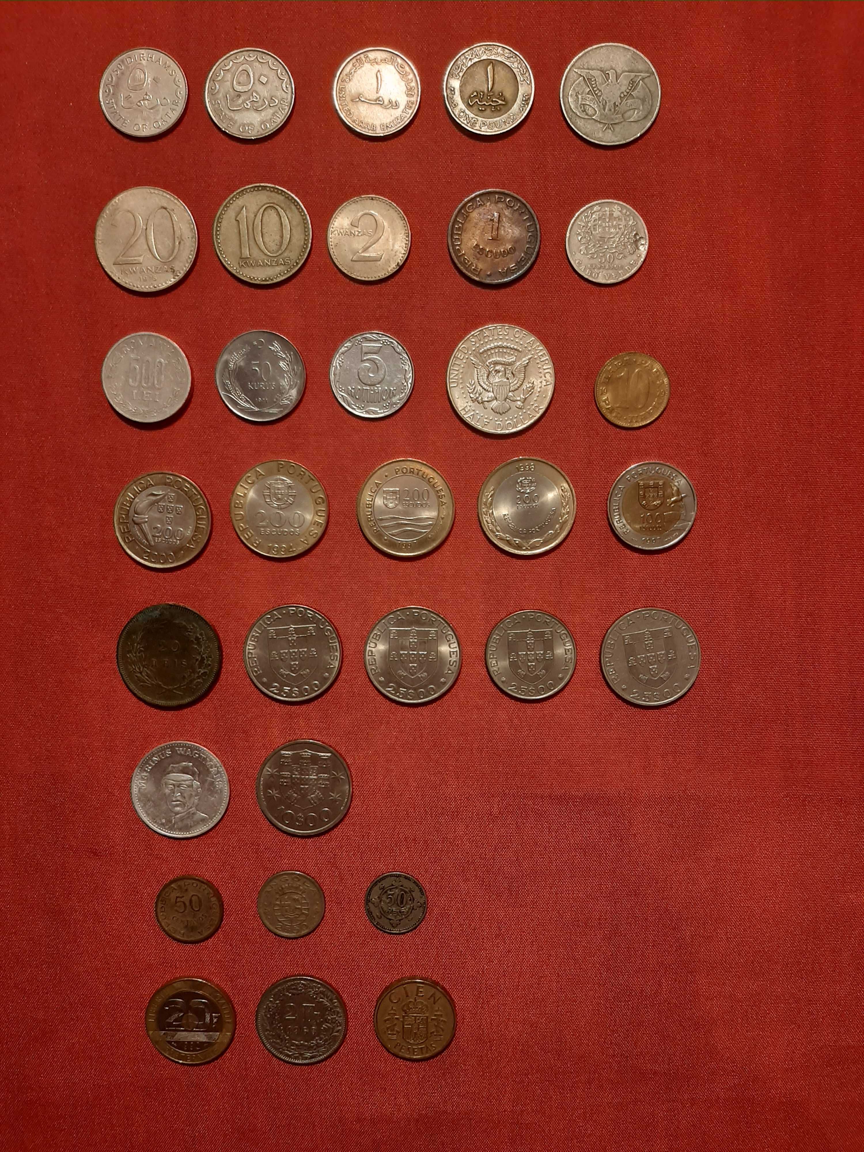Moedas antigas (vários países)