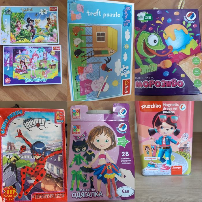 Пазли для,дівчинки