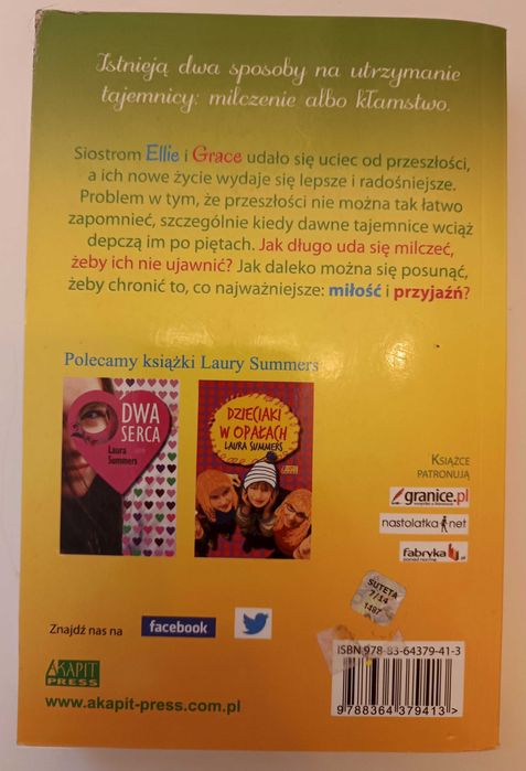 Laura Summers, Lato Opowieści, 305 stron