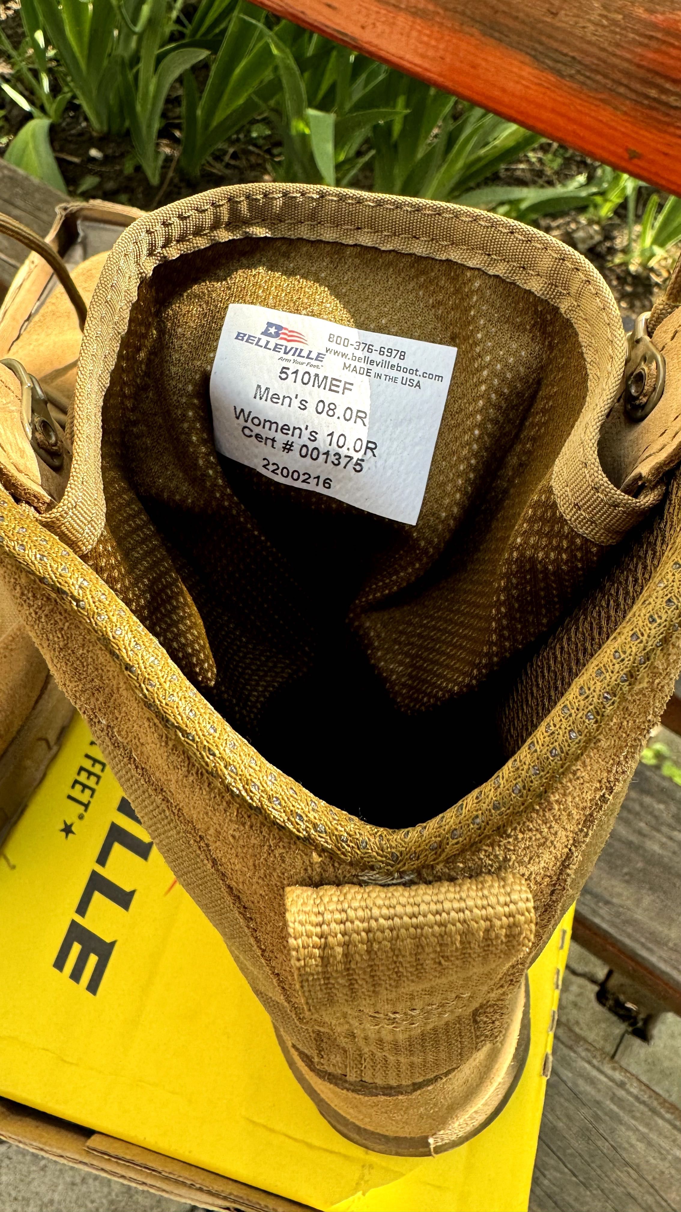 Берці Belleville 510MEF Ultralight Marine Corps Combat Boot (US8.0)