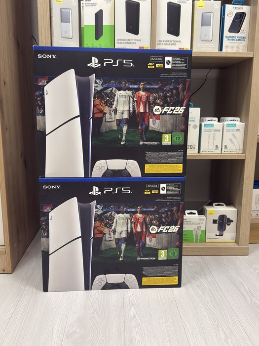 Bundle Ps5 Slim Digital 825Gb + Fc 26 - Paga em até 12X