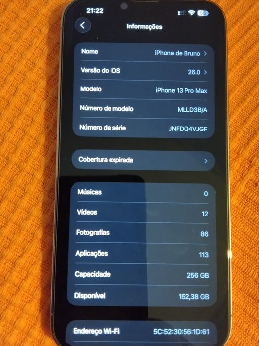 Iphone 13 Pro Max gold 256G