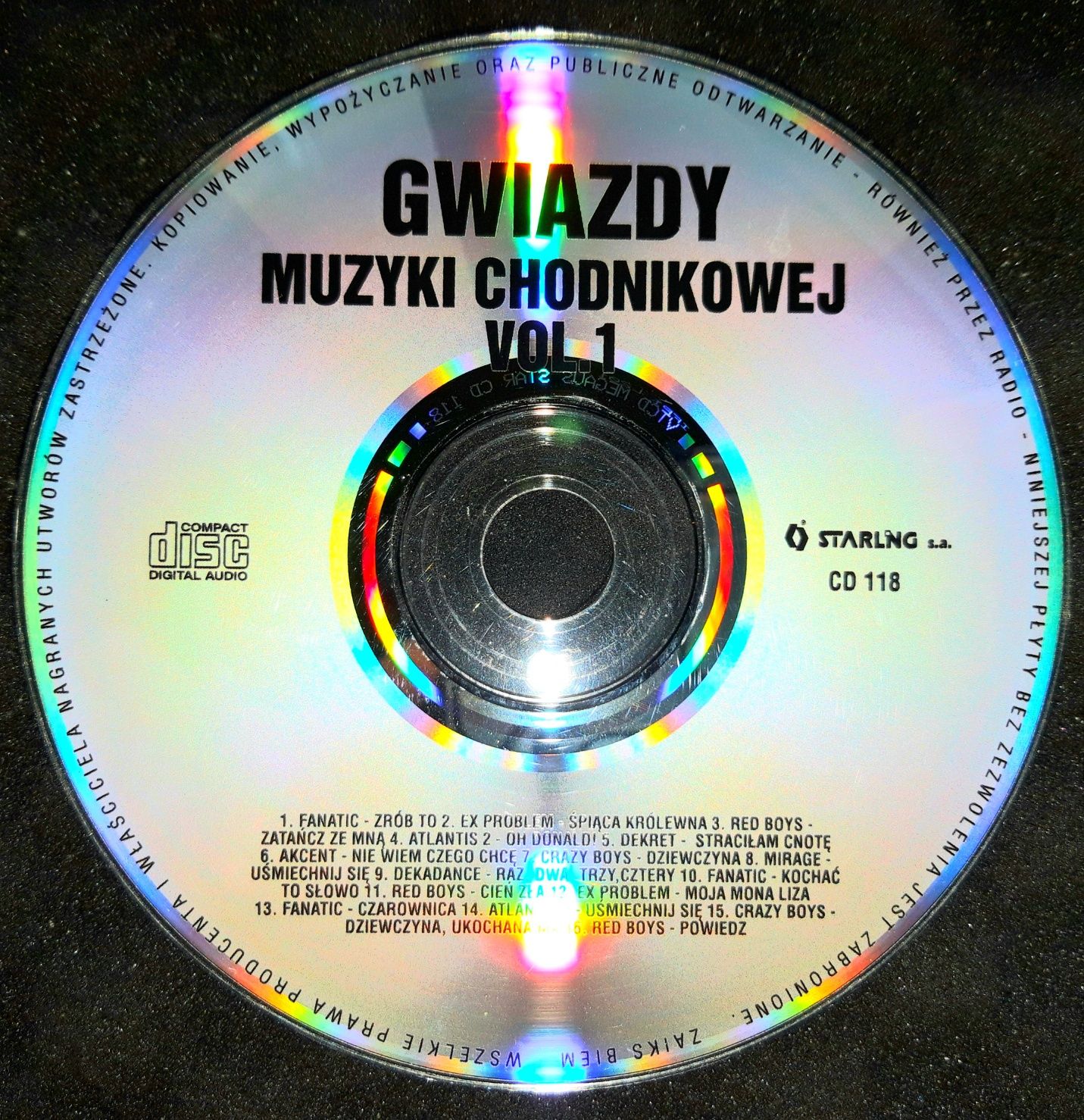 Gwiazdy Muzyki Chodnikowej Vol. 1 (CD, 1997?)