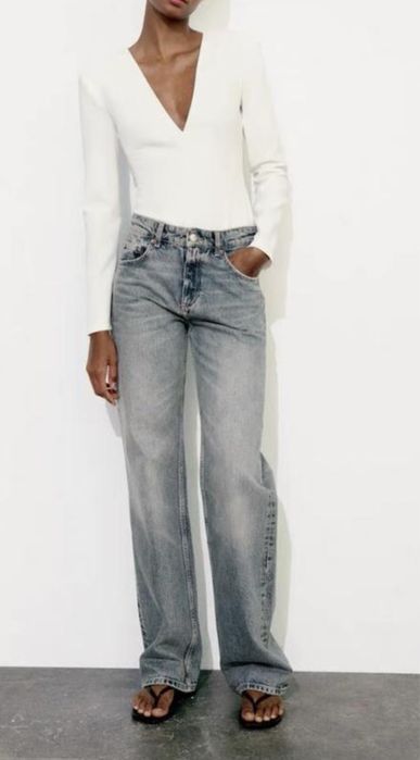 Боді Zara S біло-молочний