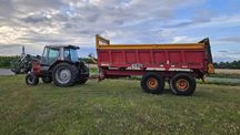 Rozrzutnik obornika siam 12ton tandem pionowe wałki