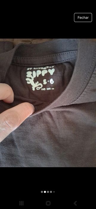 Lote 2 peças 5/6 anos