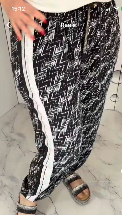 Літні шовкові штани з камінцями Турція