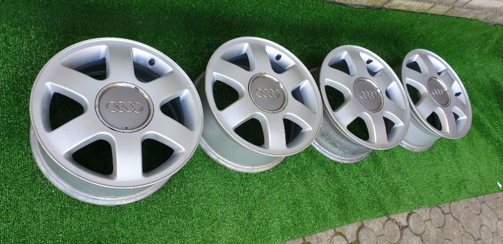 Диски, Титани AUDI R16 5x100 ЕТ38, Оригинальні , ITALY, 8L0 601 025 F