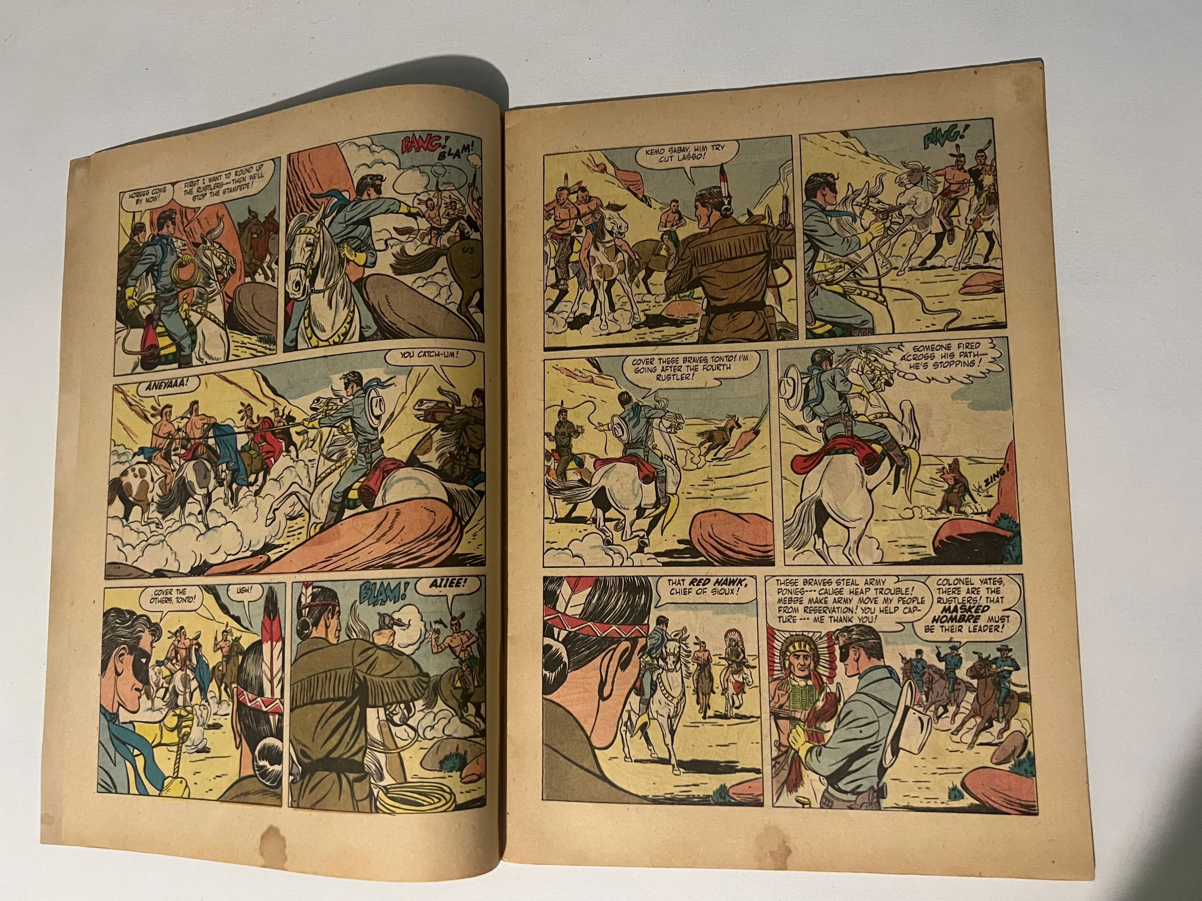 Komiks oryginalny amerykańskiThe Lone Ranger z 1952 roku