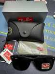 Ray-Ban Wayfarer Sunglasses Black/Green RB2140 nowy