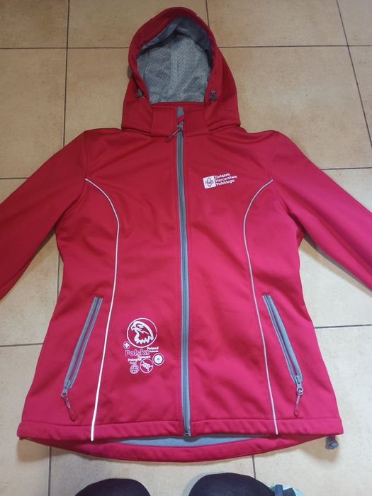 Kurtka Softshell czerwona harcerska ZHP rozm L