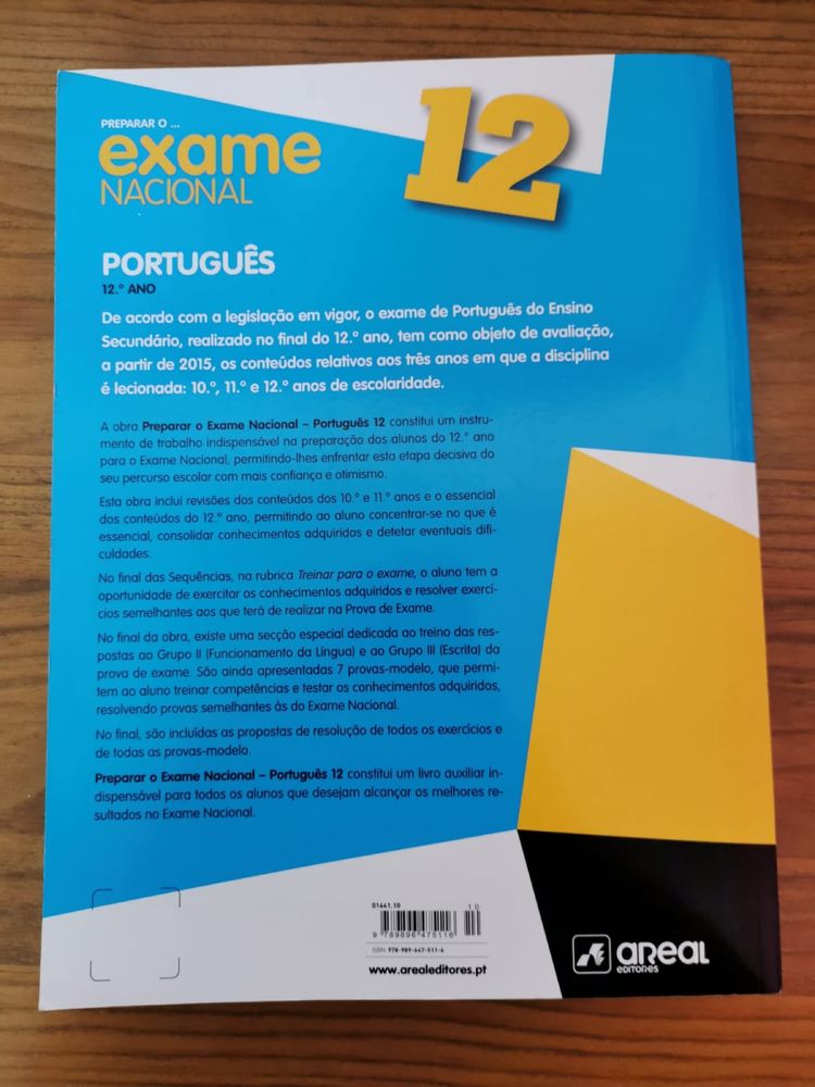 Livro “Preparação para os exames” Português