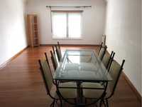 Mesa e cadeiras  refeições tampo vidro